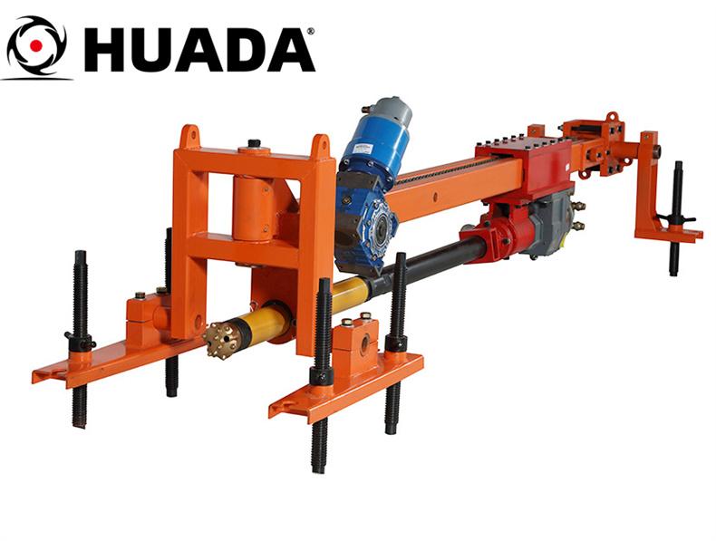 Hydraulic DTH driller stone quarrying machine