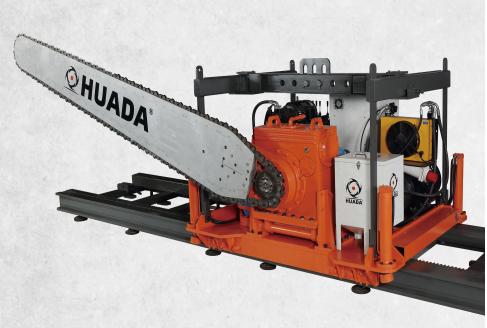 Introduction of chain saw machine for marble