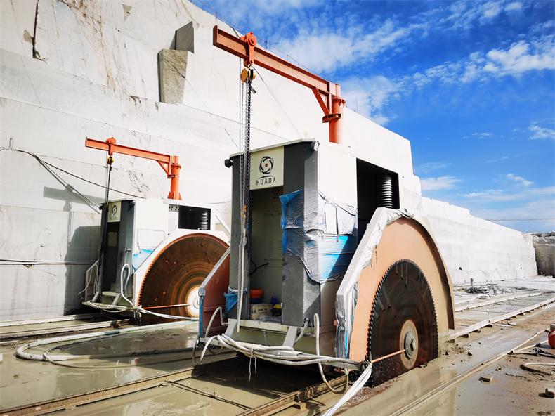 Stone cutting clearance machine