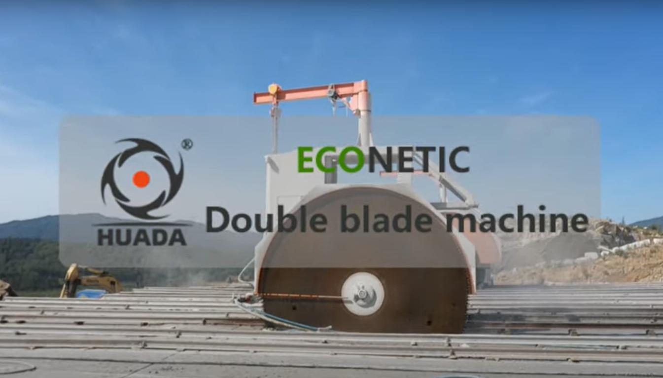 High efficiency Double Blade Stone Quarry Machine video