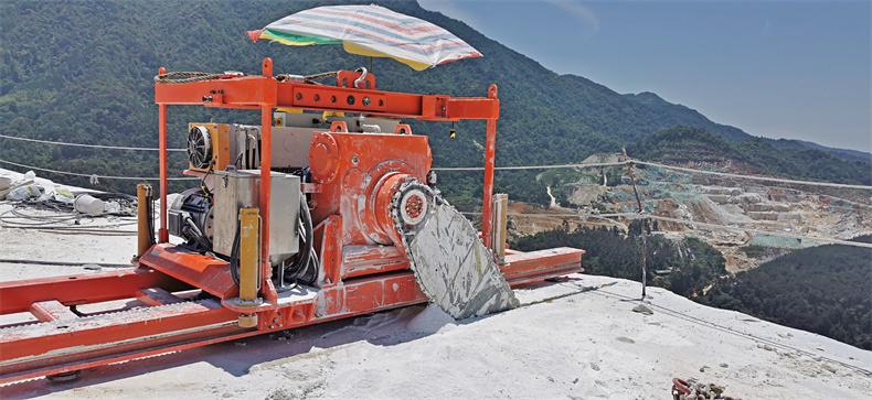 Huada chain saw machine for marble