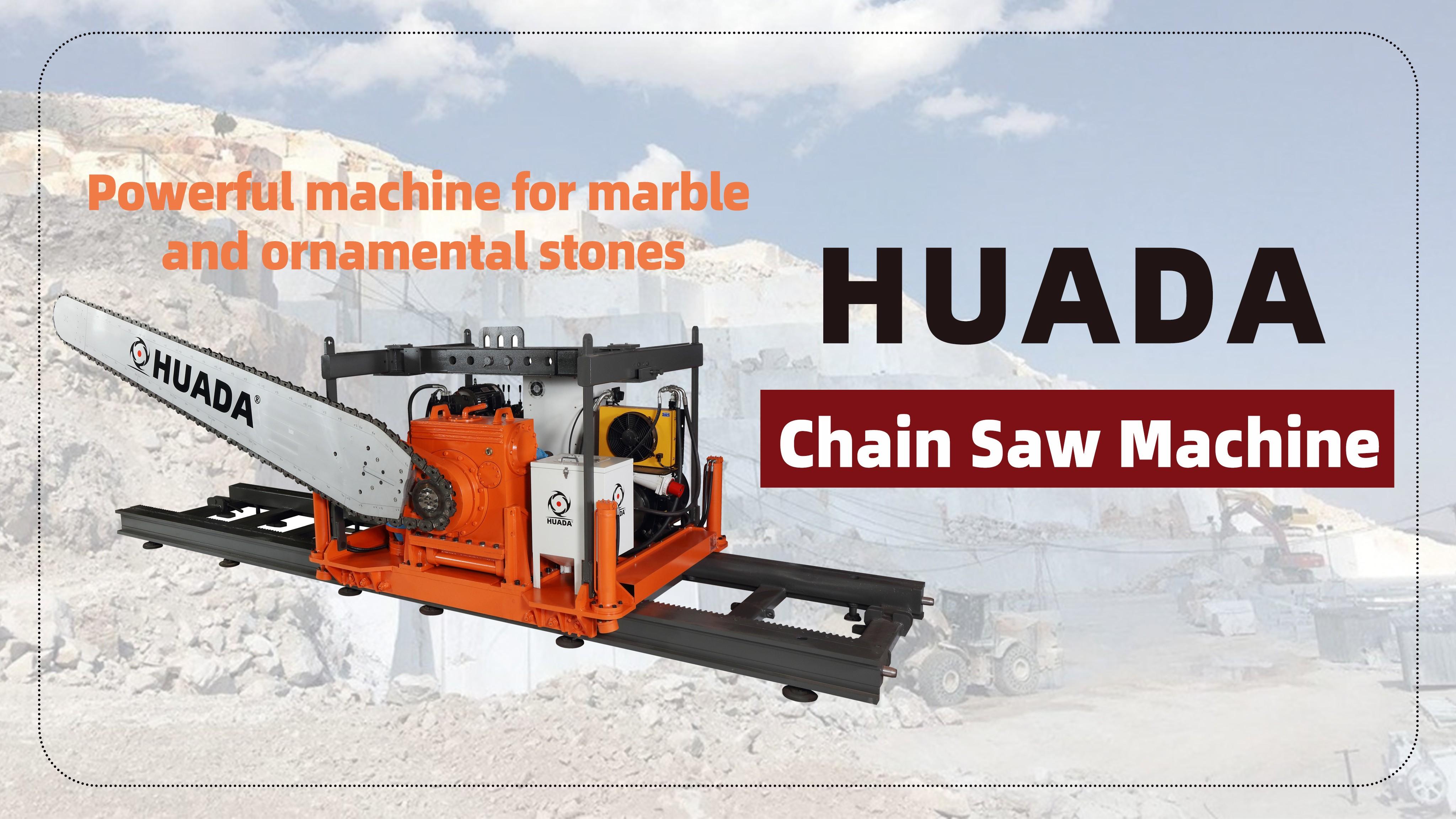 Marble Quarry with Huada Chain Saw Machine