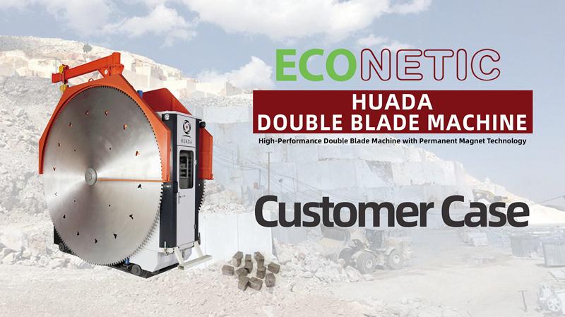 Granite Quarry with Huada ECONETIC Double Blade Quarrying Machine