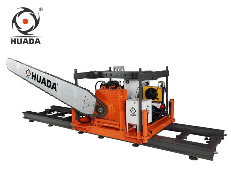 Chain saw granite rock cutter machine