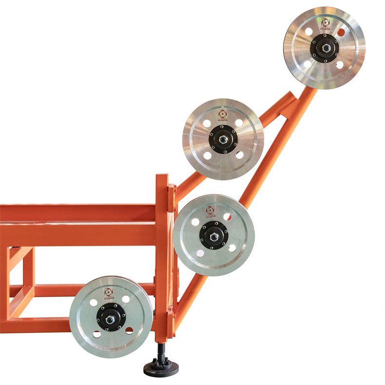 granite wire saw cutting machine