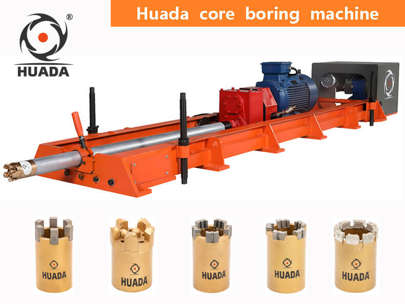 Core boring stone quarry drilling machine