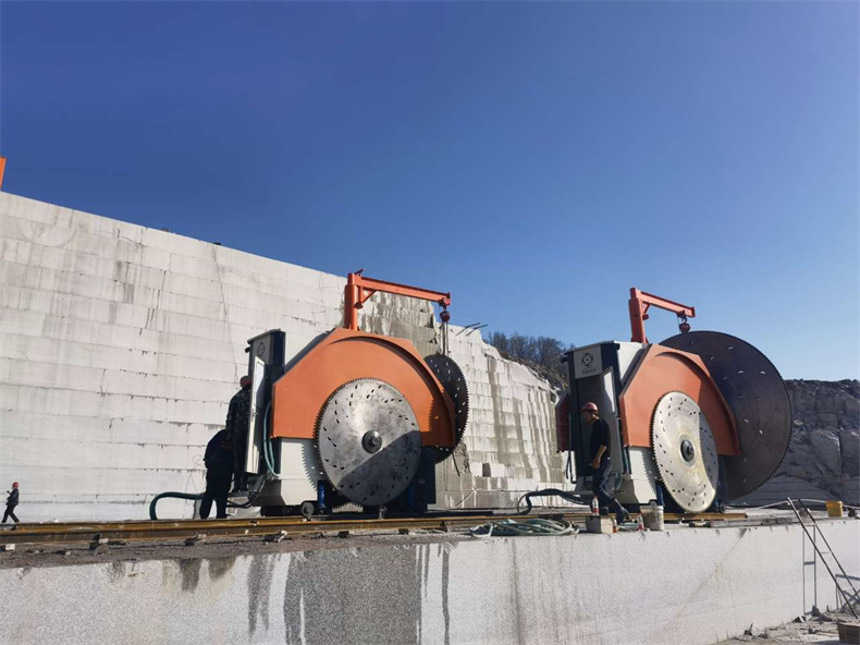 DBM1500 double blade granite rock cutting machine